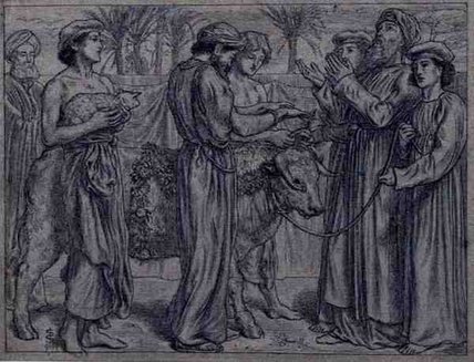 The First Offering Of Aaron — Simeon Solomon