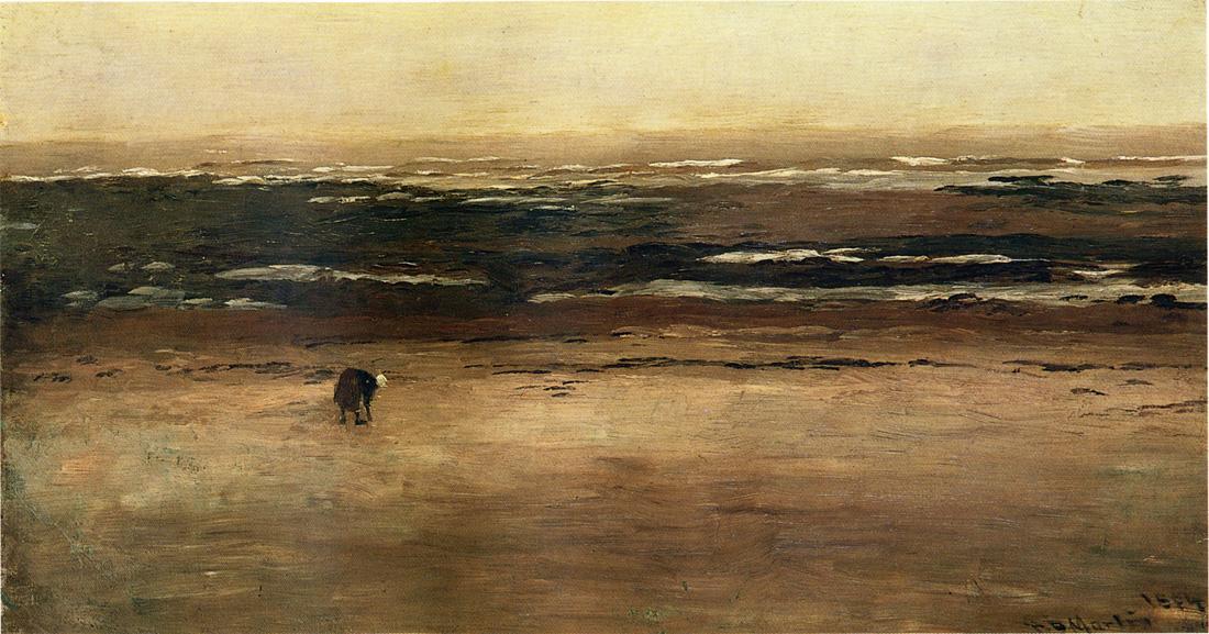 Low Tide, Villerville — Homer Dodge Martin
