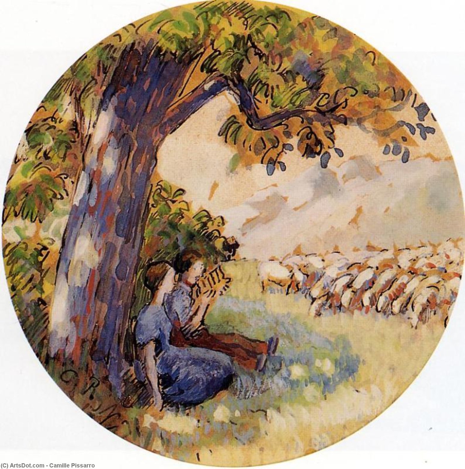 Pastoral. — Camille Pissarro