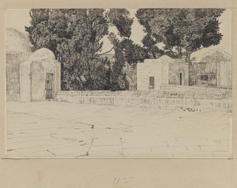 Rear Of The Mosque Of Omar — Jacques Joseph Tissot