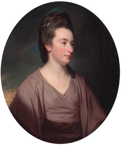 Portrait Of Elizabeth, Viscountess Melbourne — George Romney