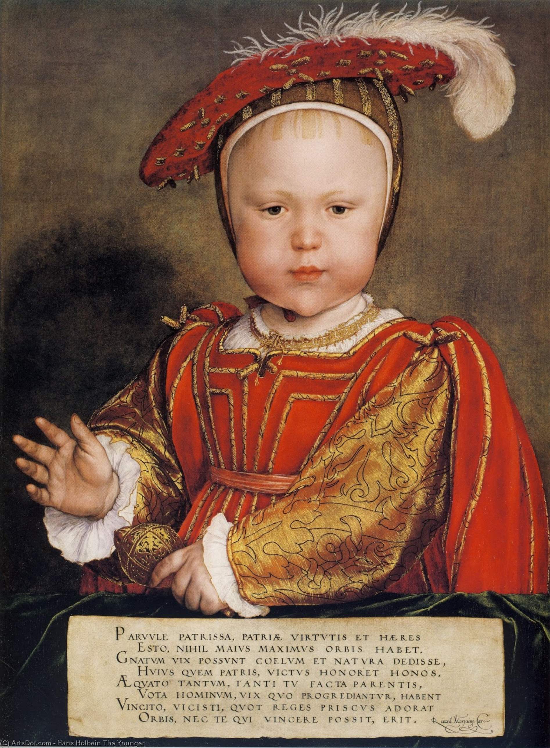 Portrait Of Edward Vi As A Child — Hans Holbein The Younger