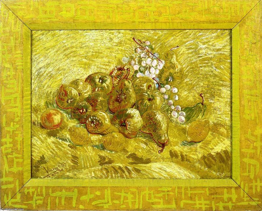 Still Life With Grapes,pears And Lemons — Vincent Willem Van Gogh