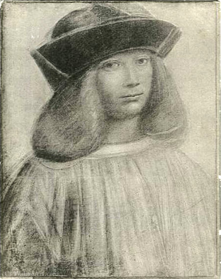 Portrait Of Francesco Melzi — Francesco Melzi