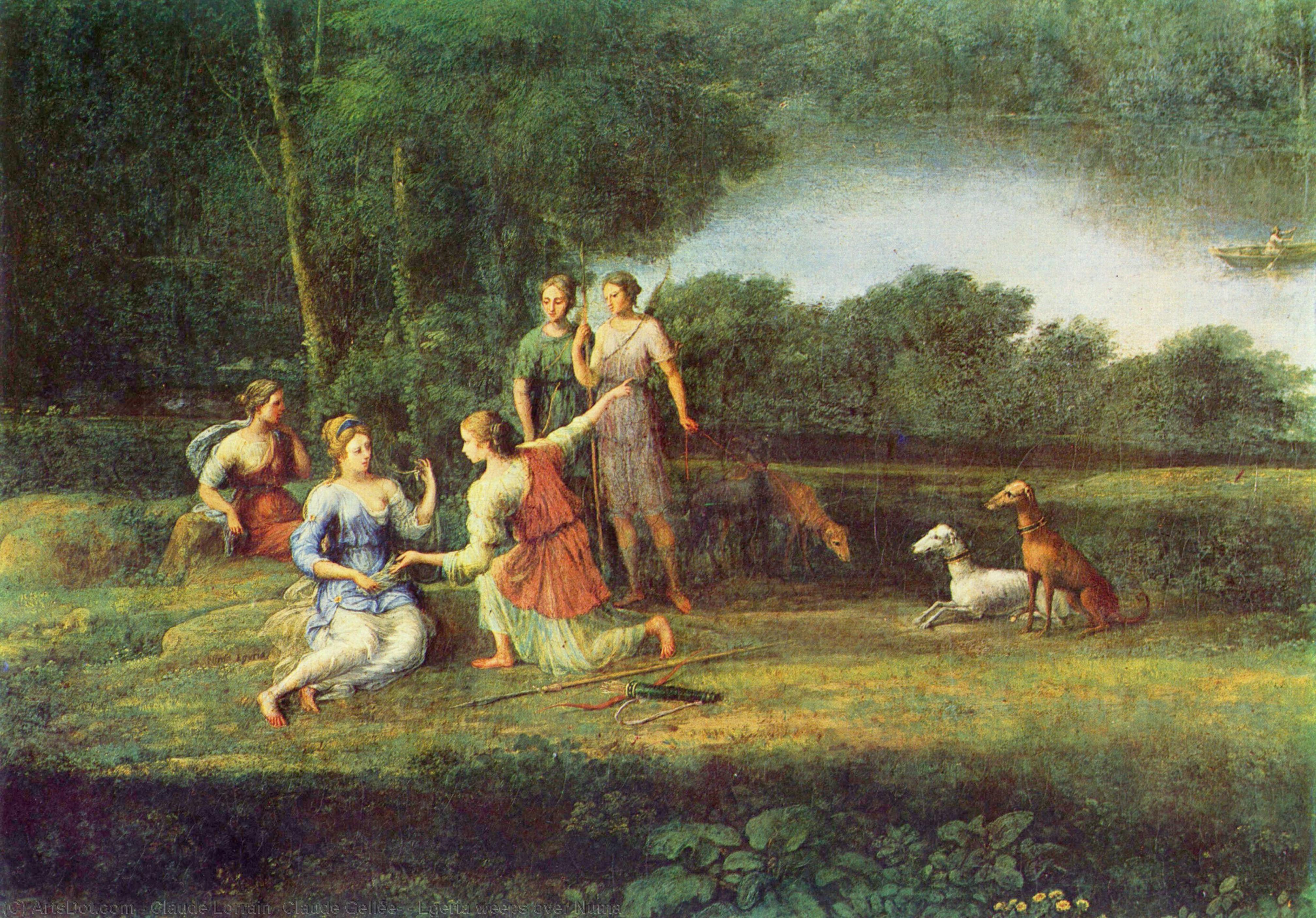 Egeria Weeps Over Numa — Claude Lorrain (claude Gellée)