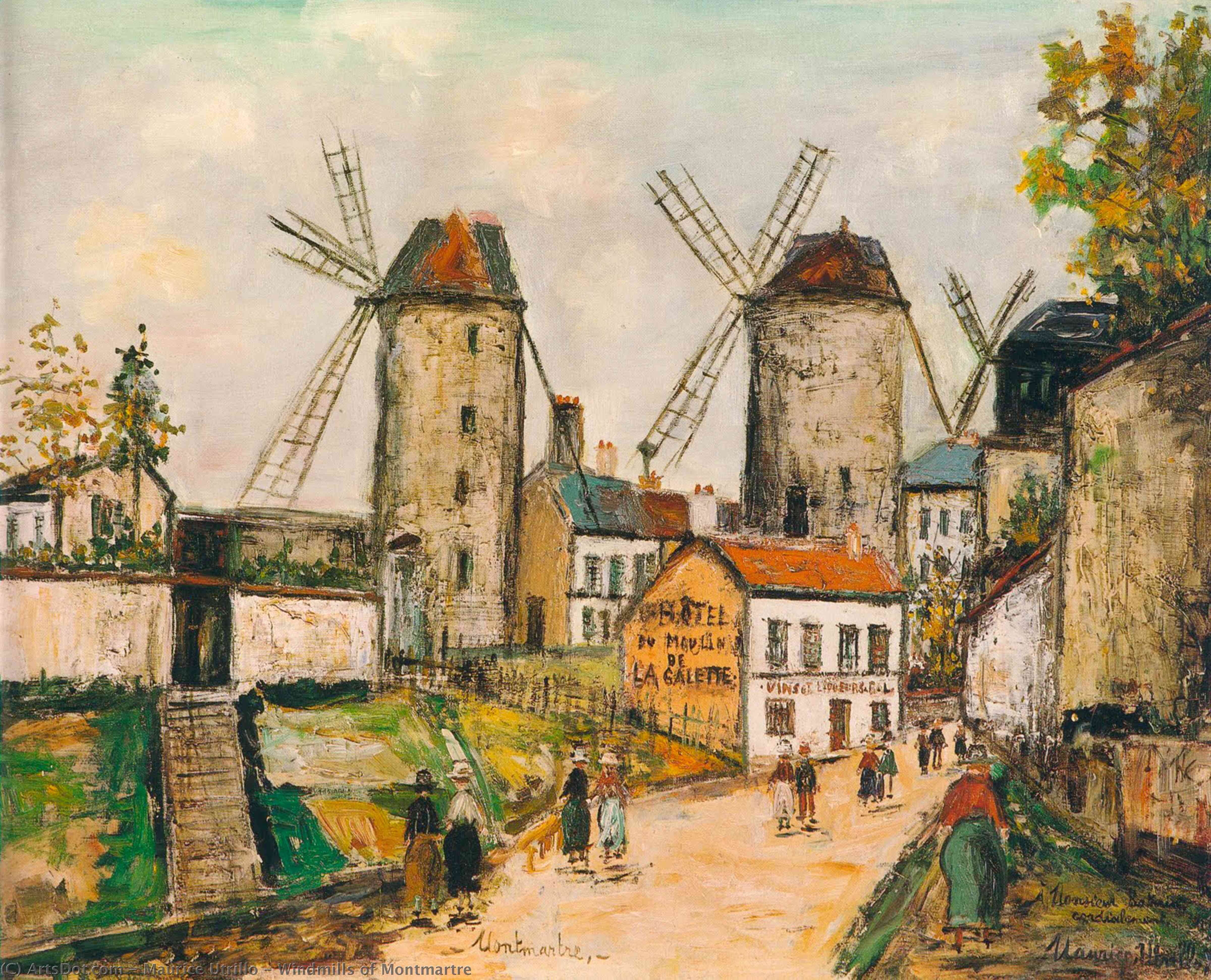 Windmills Of Montmartre — Морис Утрилло