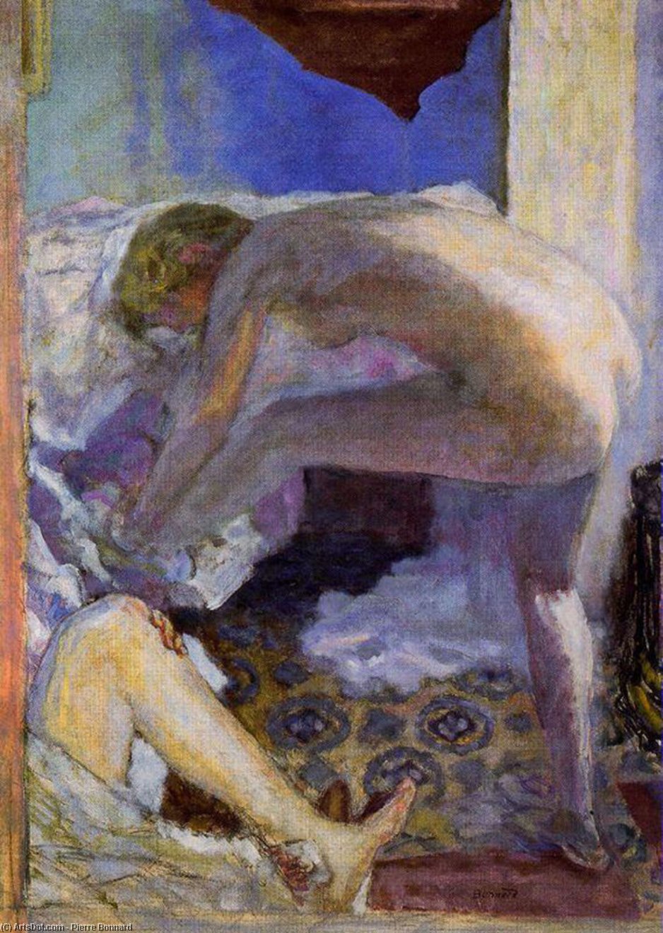 The Great Blue Nude — Pierre Bonnard