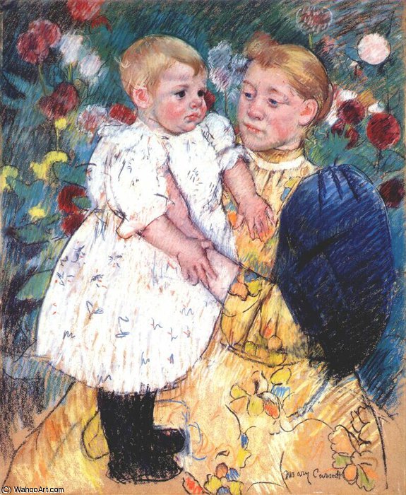 In The Garden — Mary Stevenson Cassatt