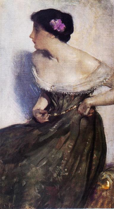 Portrait Of A Lady — John White Alexander