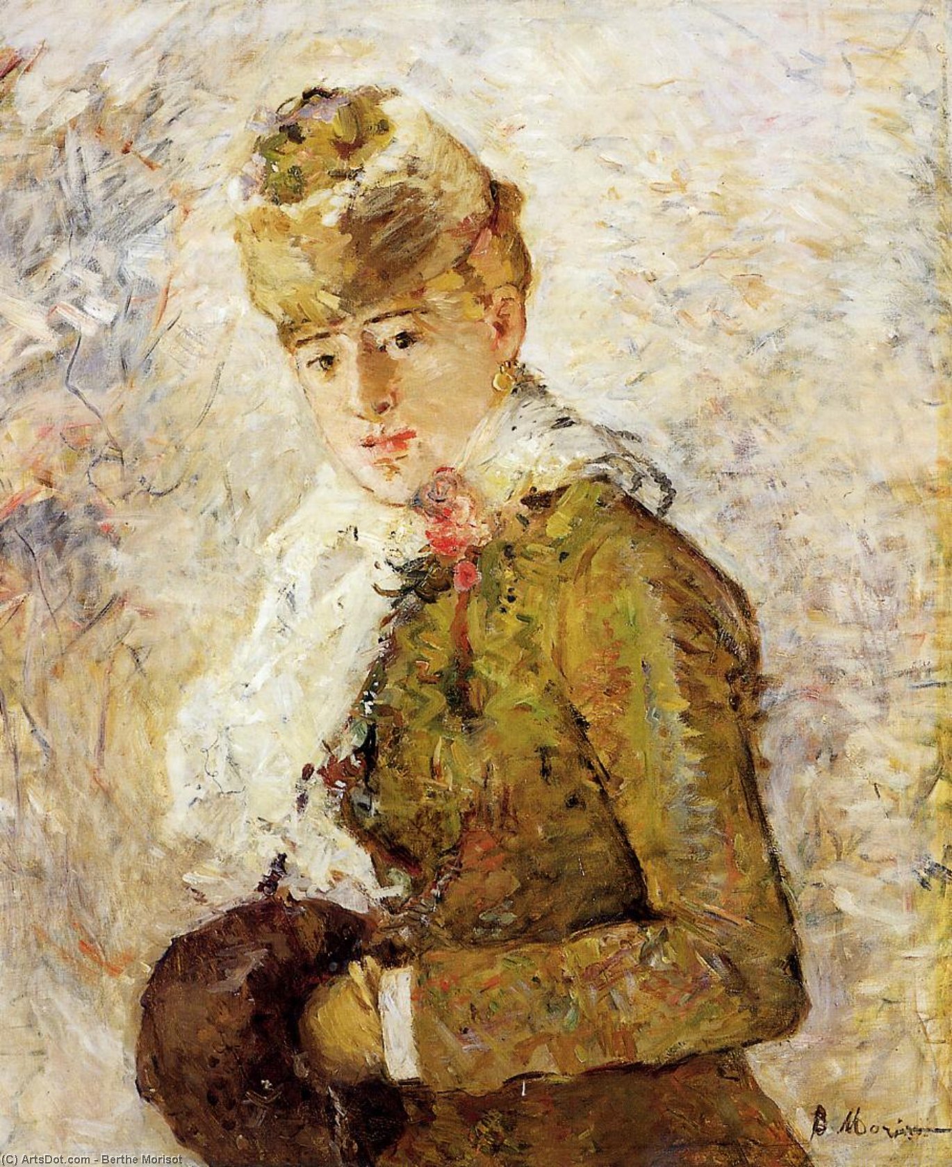 Winter (also Known As Woman With A Muff) — Berthe Morisot