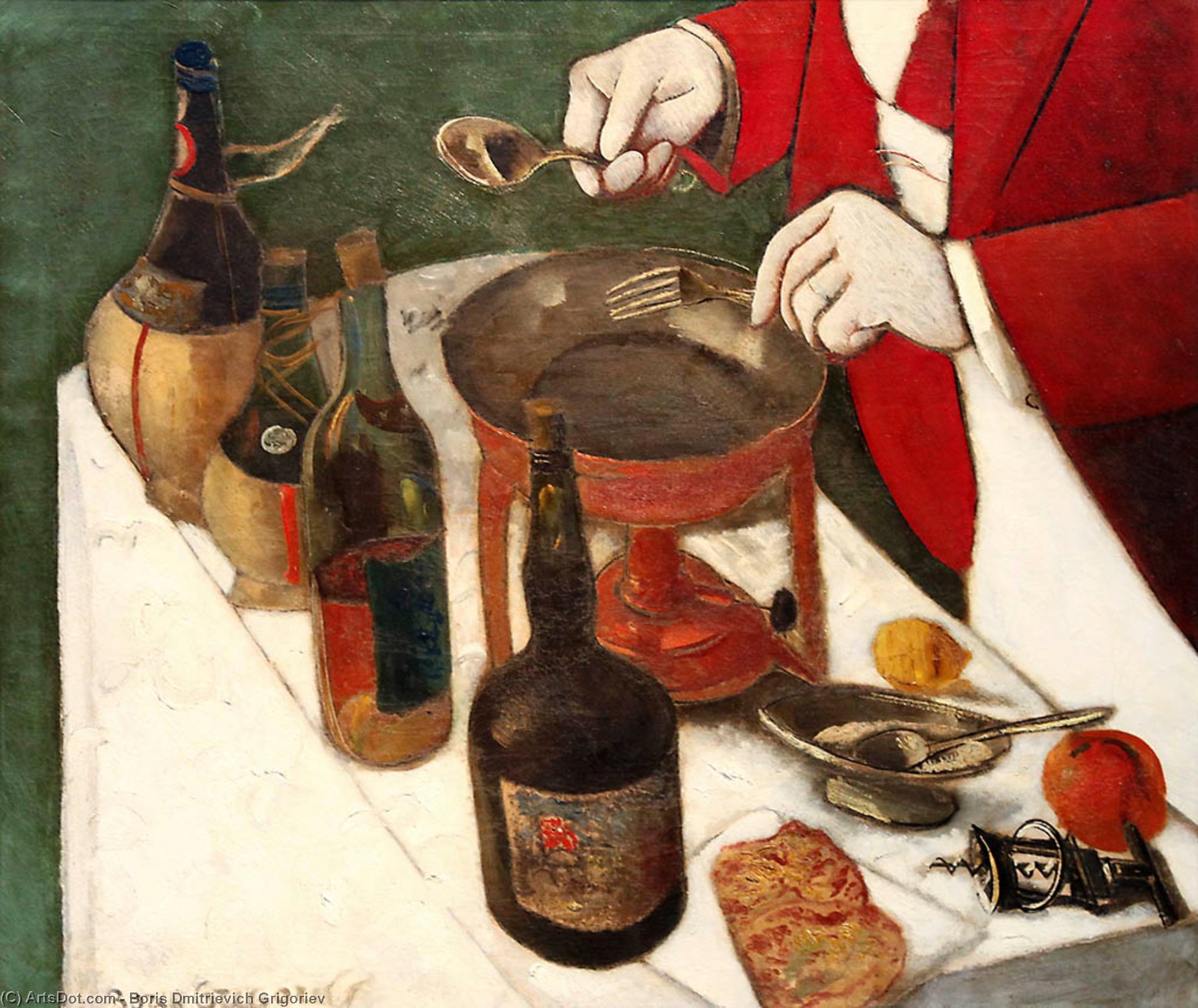 Cooking Pancakes — Boris Dmitrievich Grigoriev