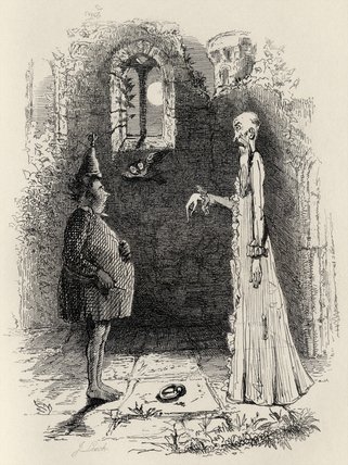 The Ghost, From 'the Ingoldsby Legends' — John Leech