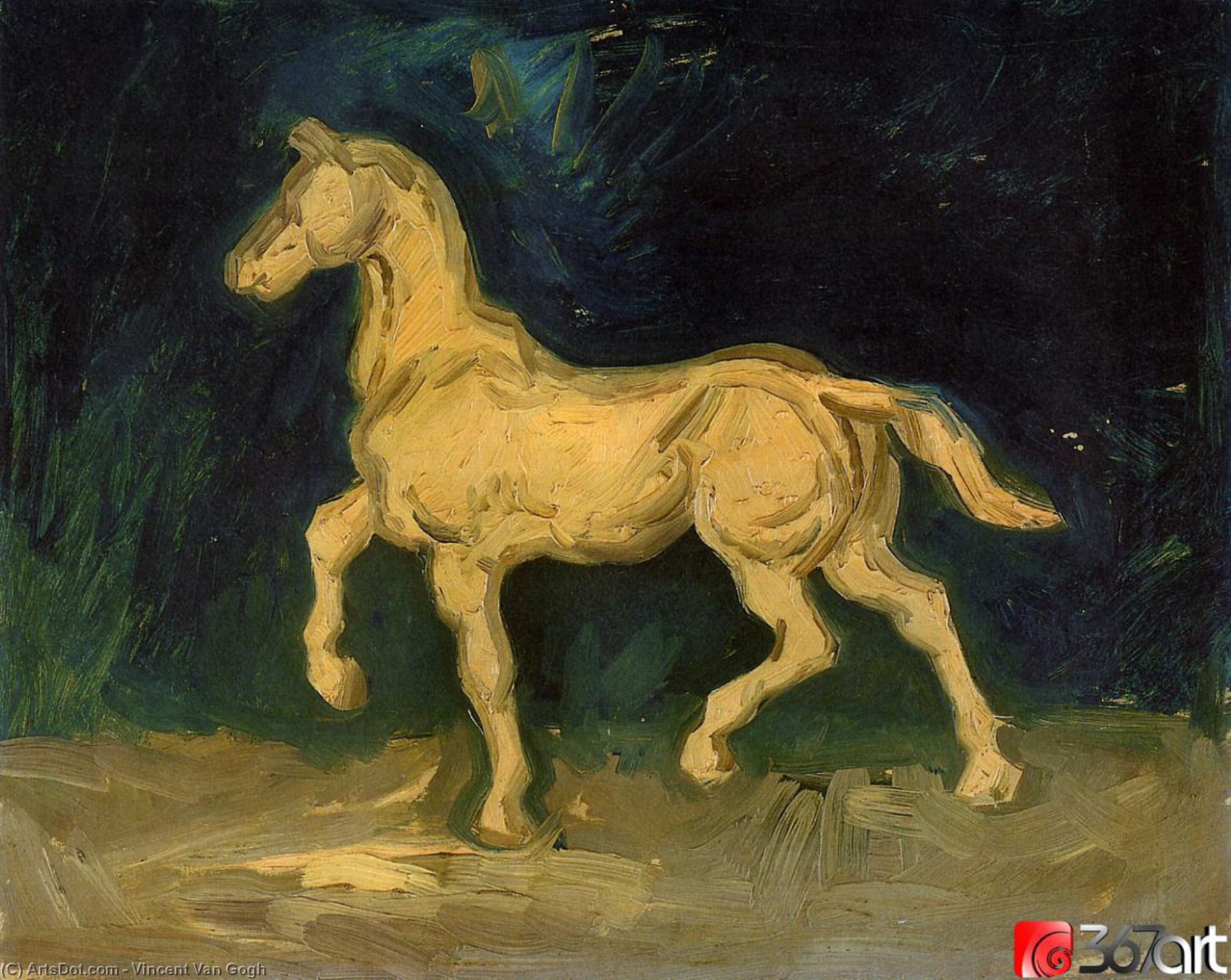 Estatuilla De Yeso De Un Caballo — Vincent Willem Van Gogh