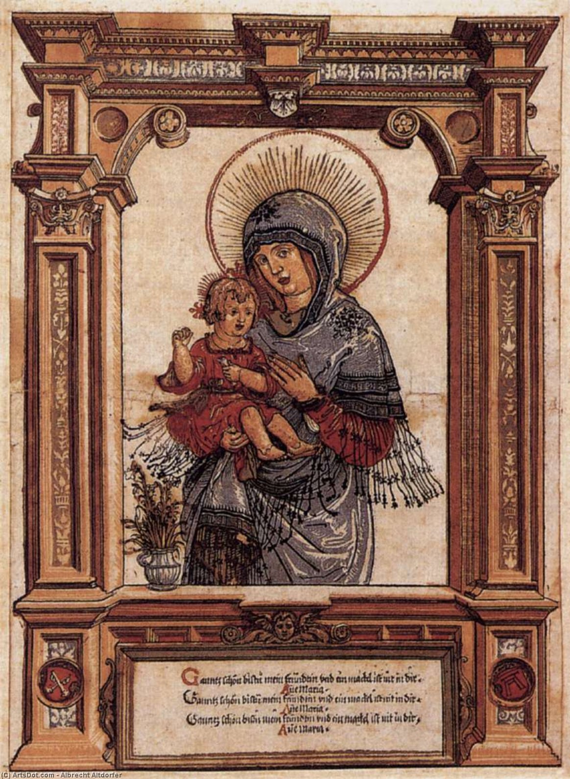 The Beautiful Virgin Of Regensburg — Albrecht Altdorfer