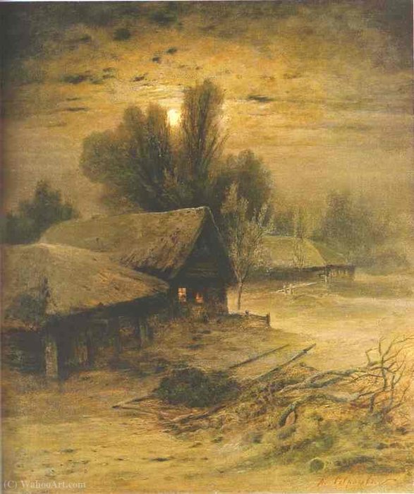 Winter Night — Alexei Kondratyevich Savrasov