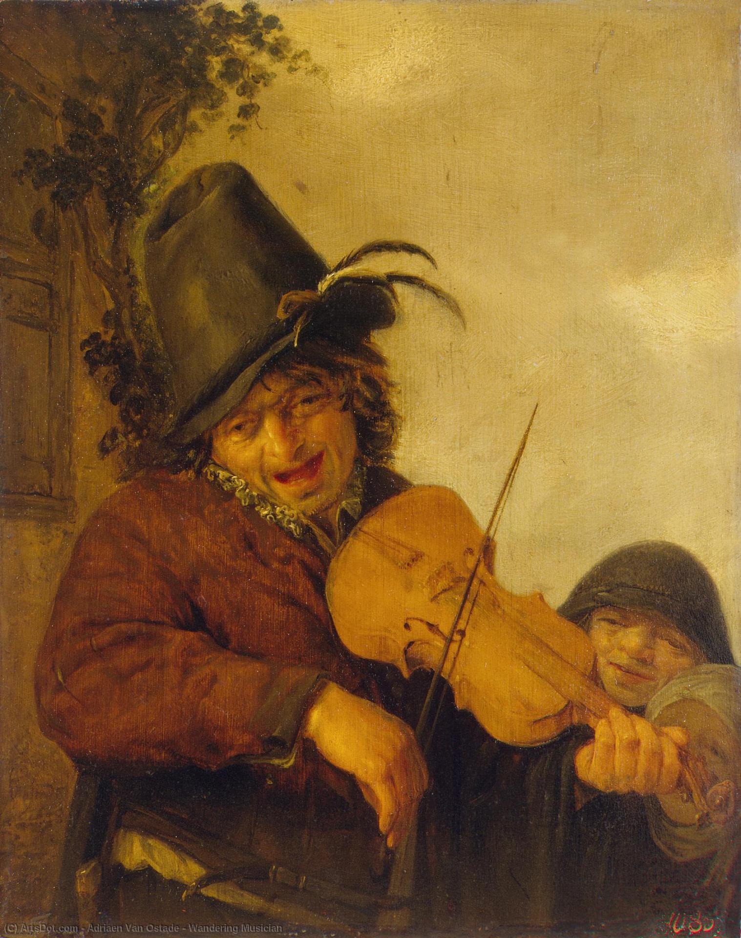 Wandering Musician — Adriaen Van Ostade