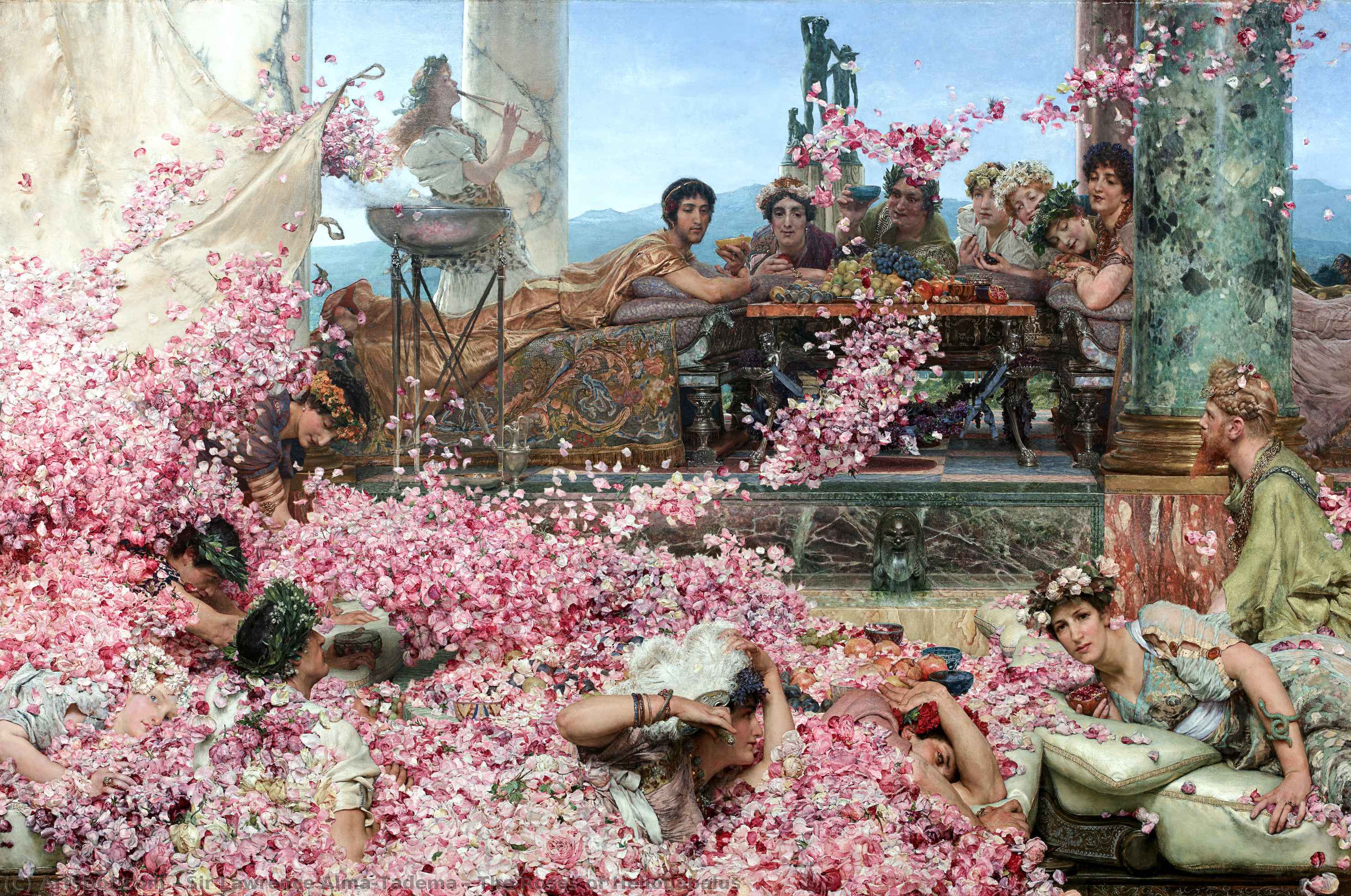 The Roses Of Heliogabalus — Lourens Alma Tadema