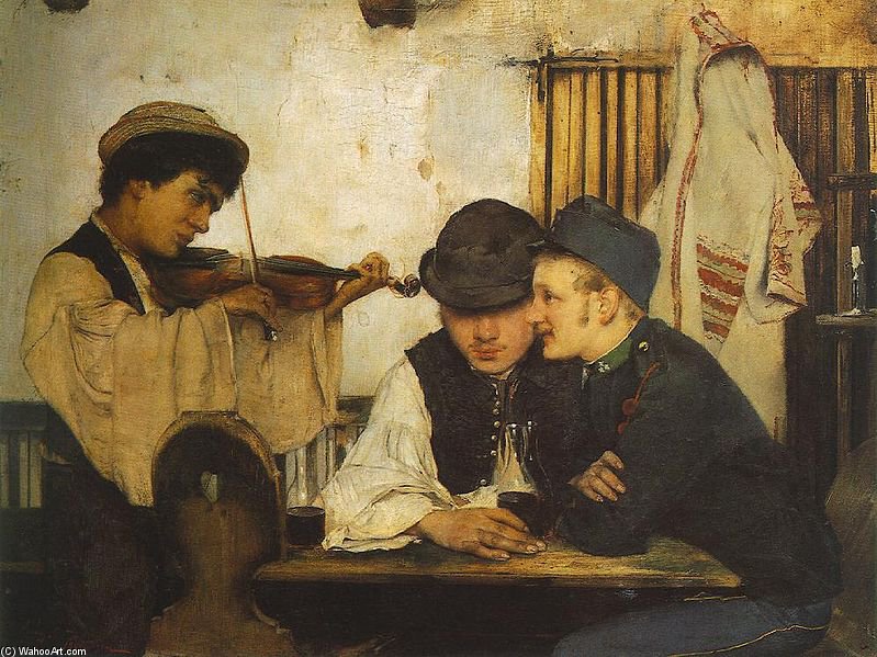 The Good Wine — Simon Hollósy