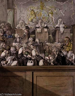 Term Time Or The Lawyers All Alive In Westminster Hall — Robert Dighton