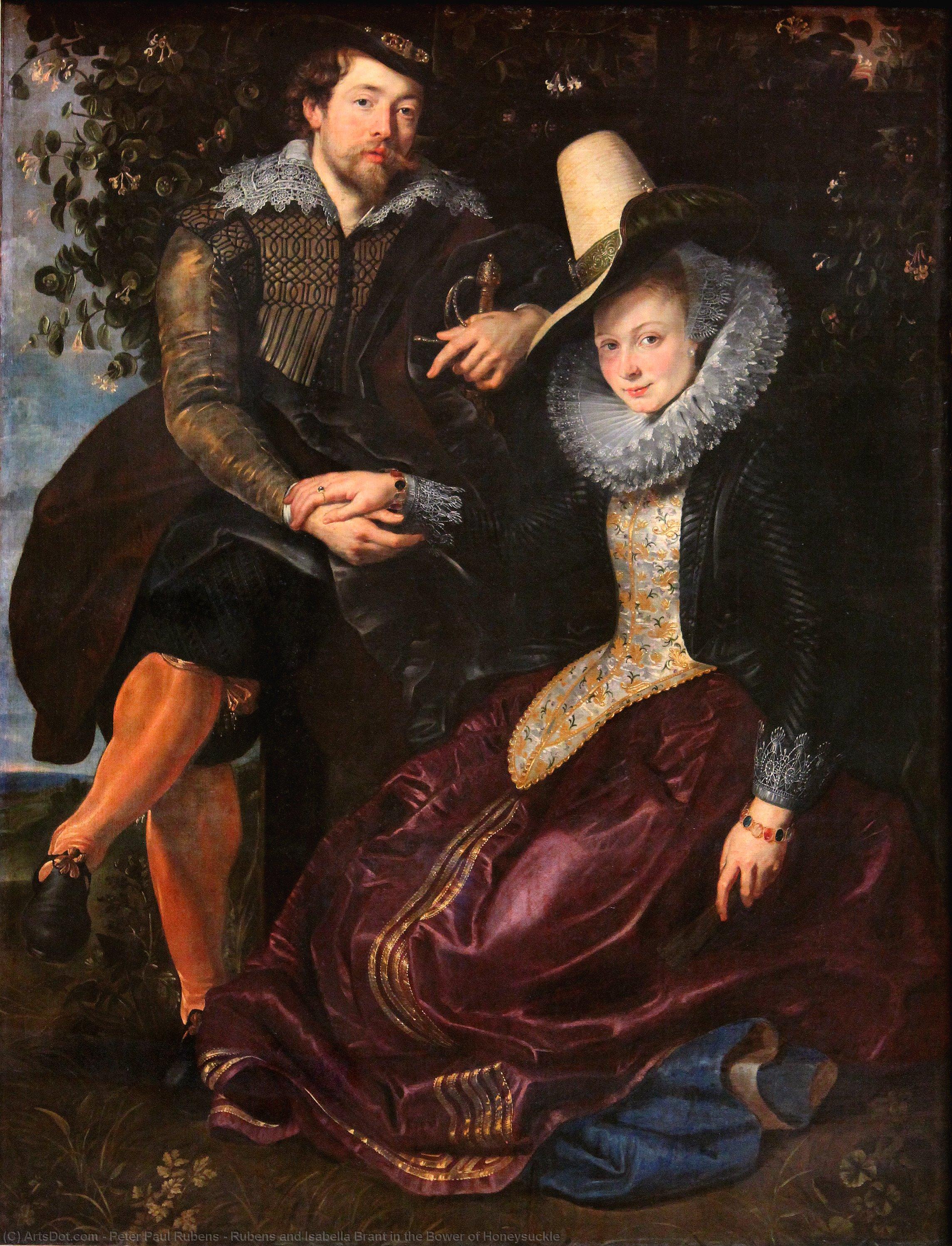 Rubens And Isabella Brant In The Bower Of Honeysuckle — Peter Paul Rubens