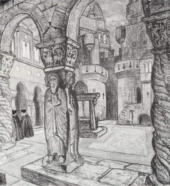 Study Of Scene Design For ''princess Maleine'' — Nicholas Roerich
