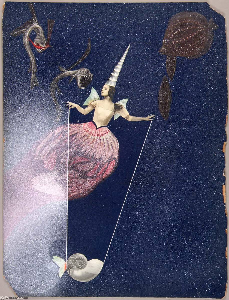 Untitled (celestial Fantasy With Tamara Toumanova) — Joseph Cornell
