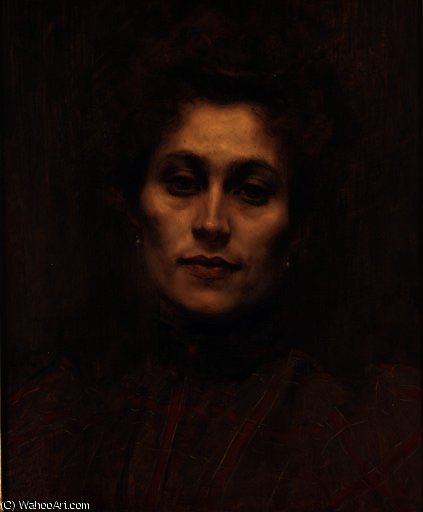 Damenportraet — Eugène Anatole Carrière