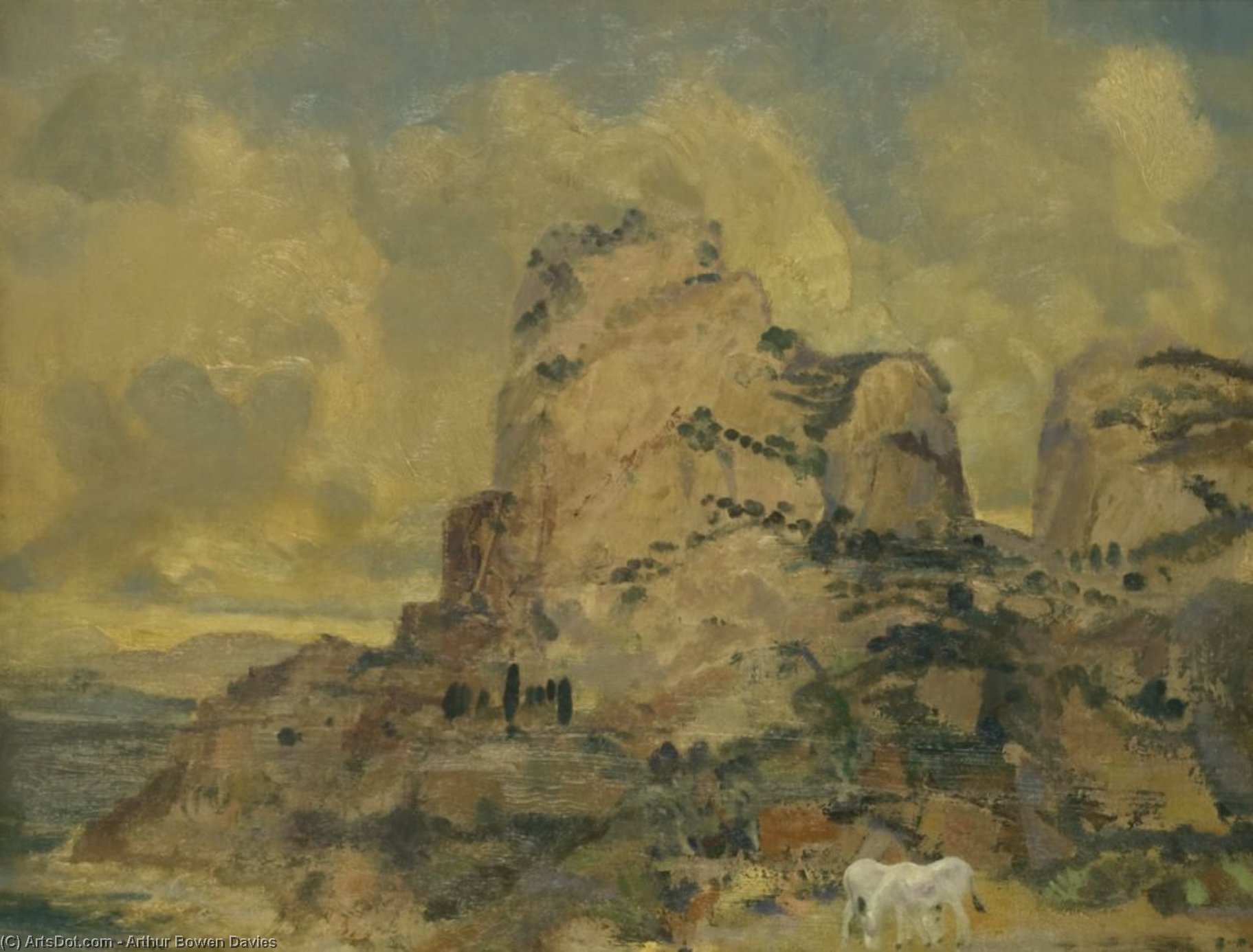 Towered Earth — Arthur B. Davies