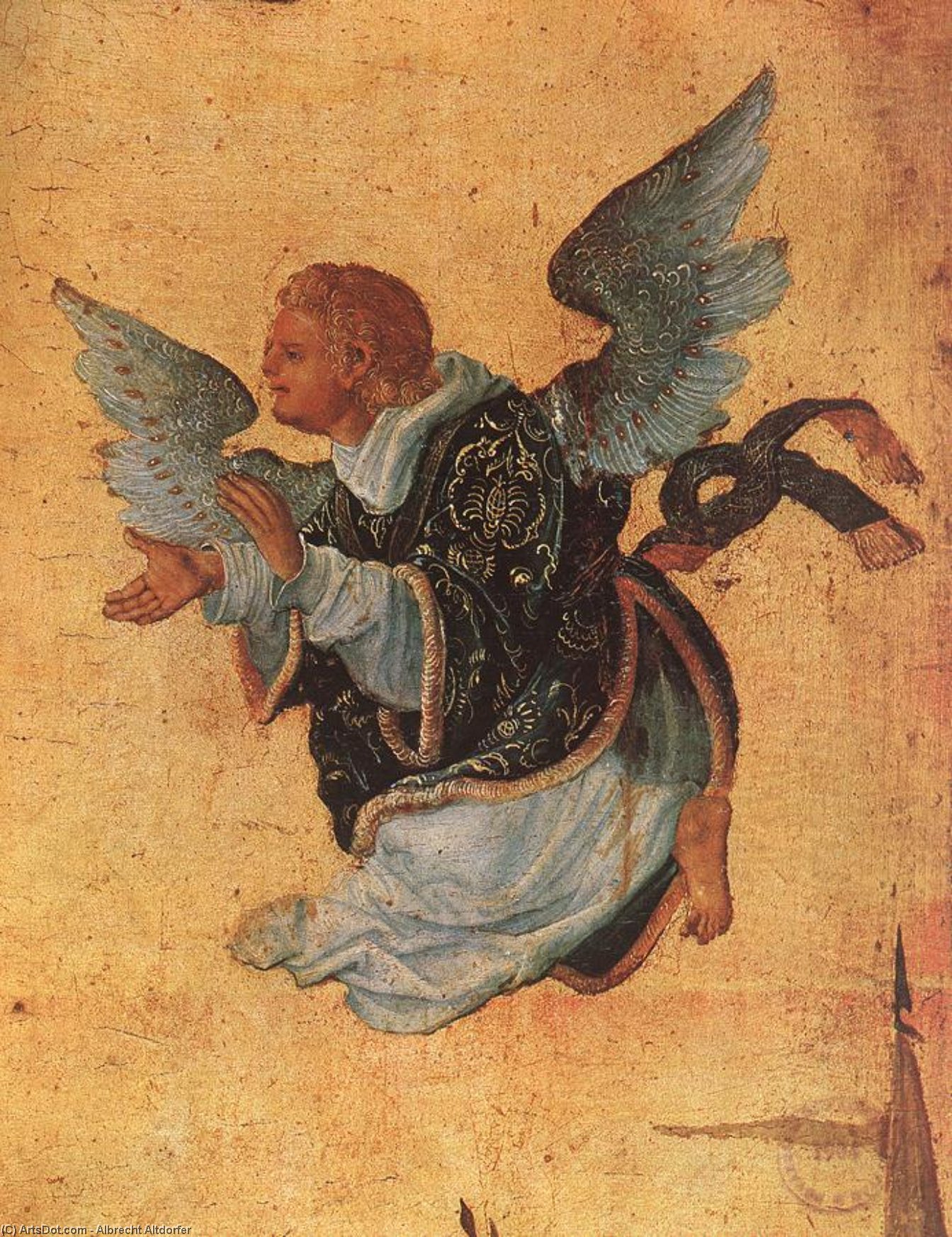Christ On The Cross (detail) — Albrecht Altdorfer