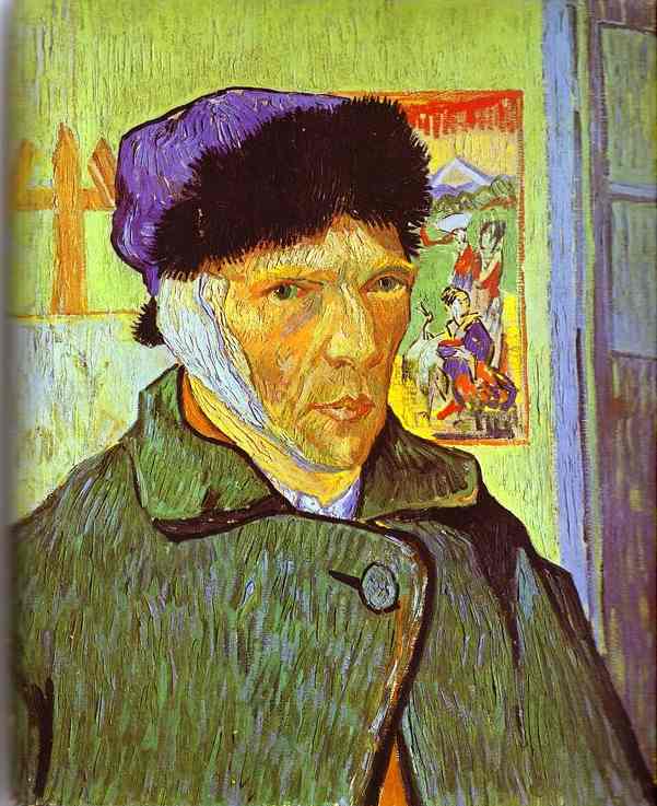 Self-portrait With Bandaged Ear — Vincent Willem Van Gogh