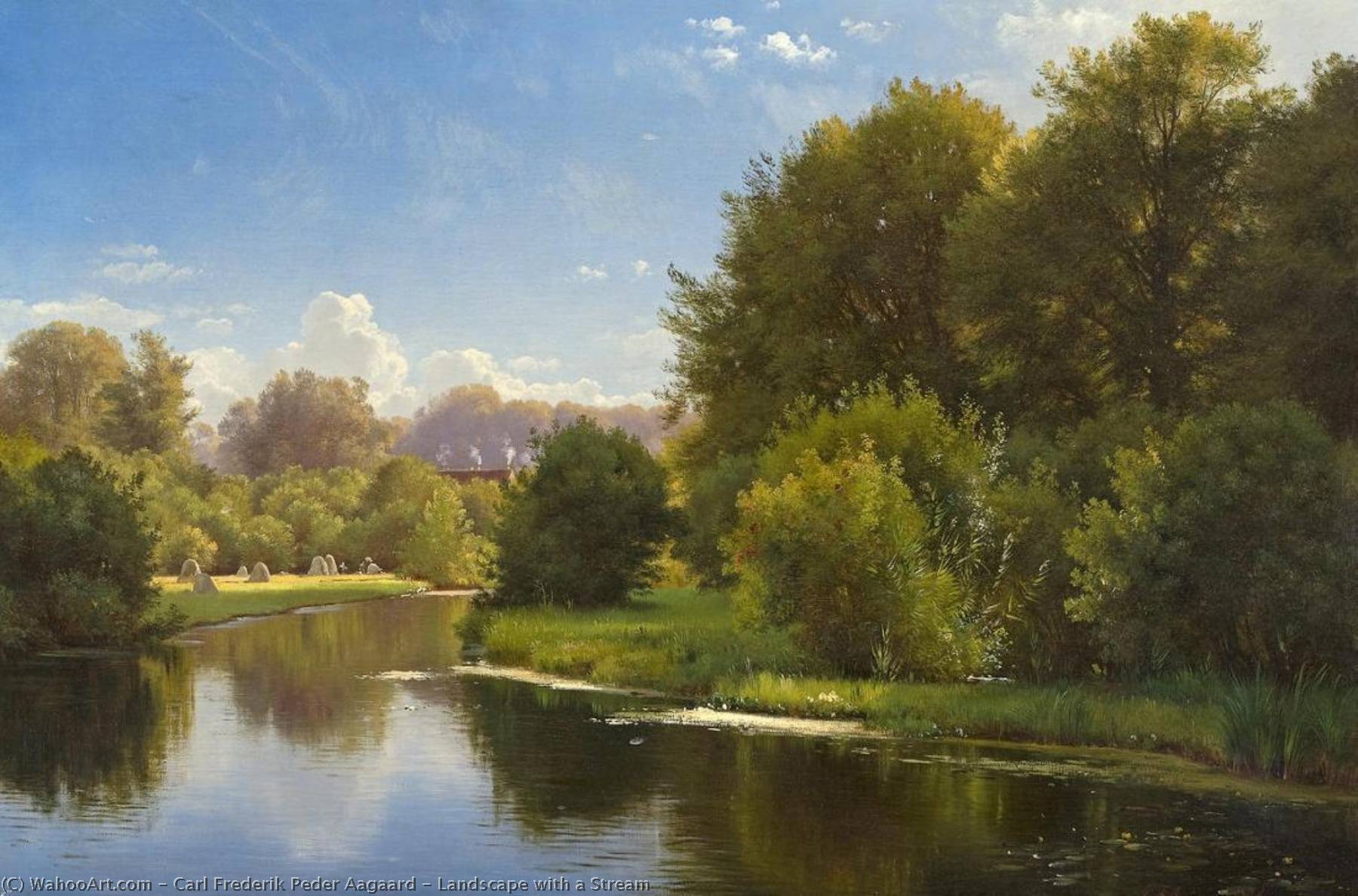 Landscape With A Stream — Carl Frederik Peder Aagaard