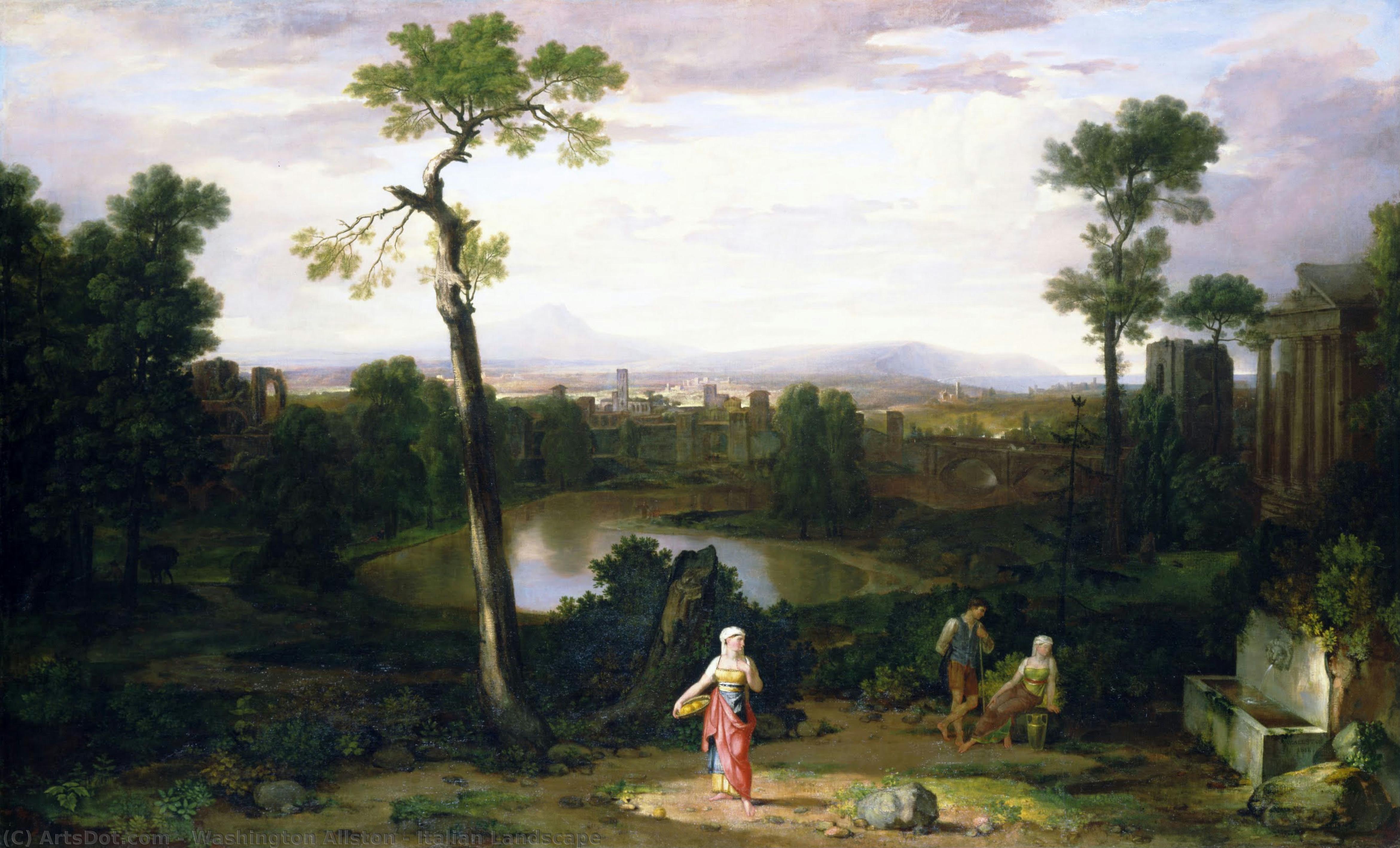 Italian Landscape — Washington Allston