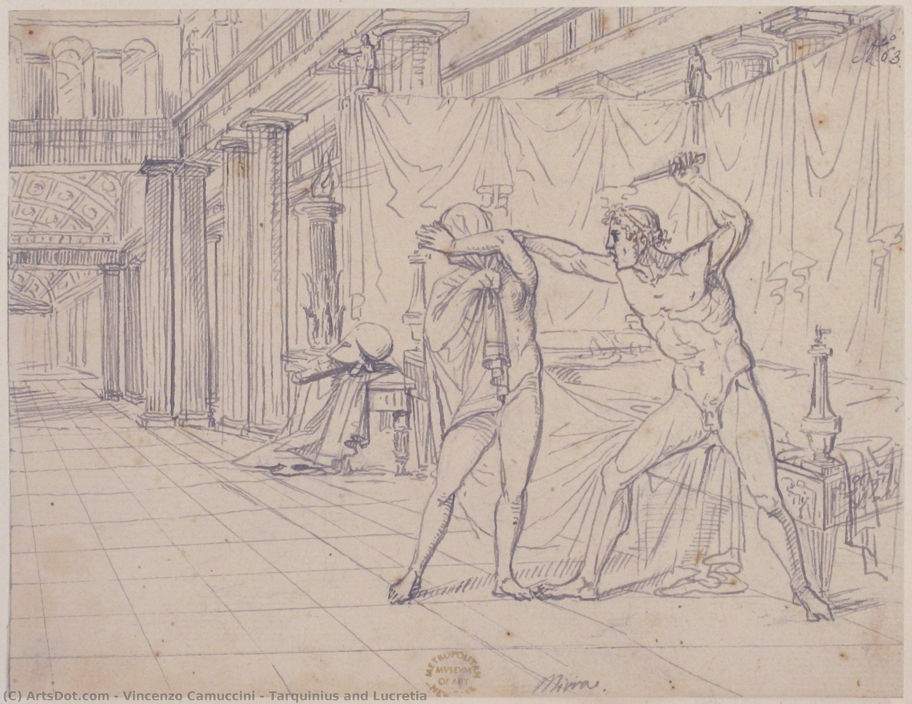 Tarquinius And Lucretia — Vincenzo Camuccini