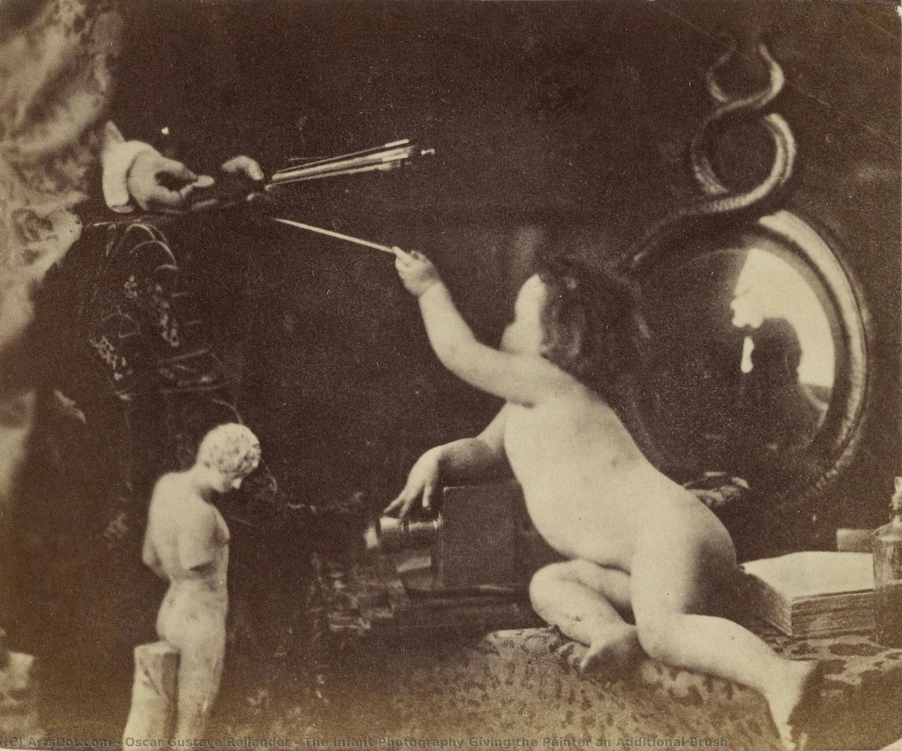 The Infant Photography Giving The Painter An Additional Brush — Oscar Gustave Rejlander
