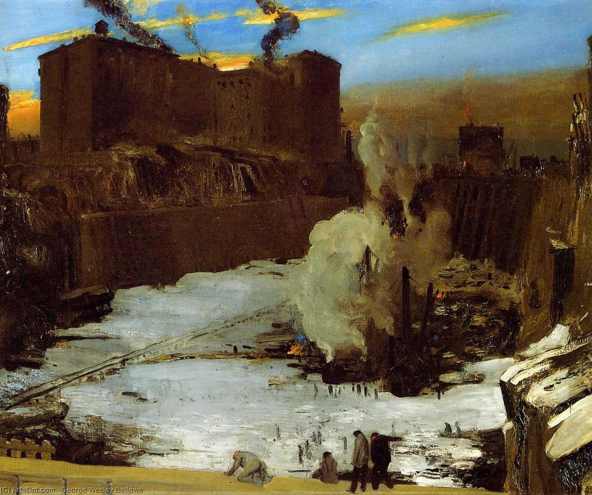 Pennsylvania Station Excavation — George Wesley Bellows