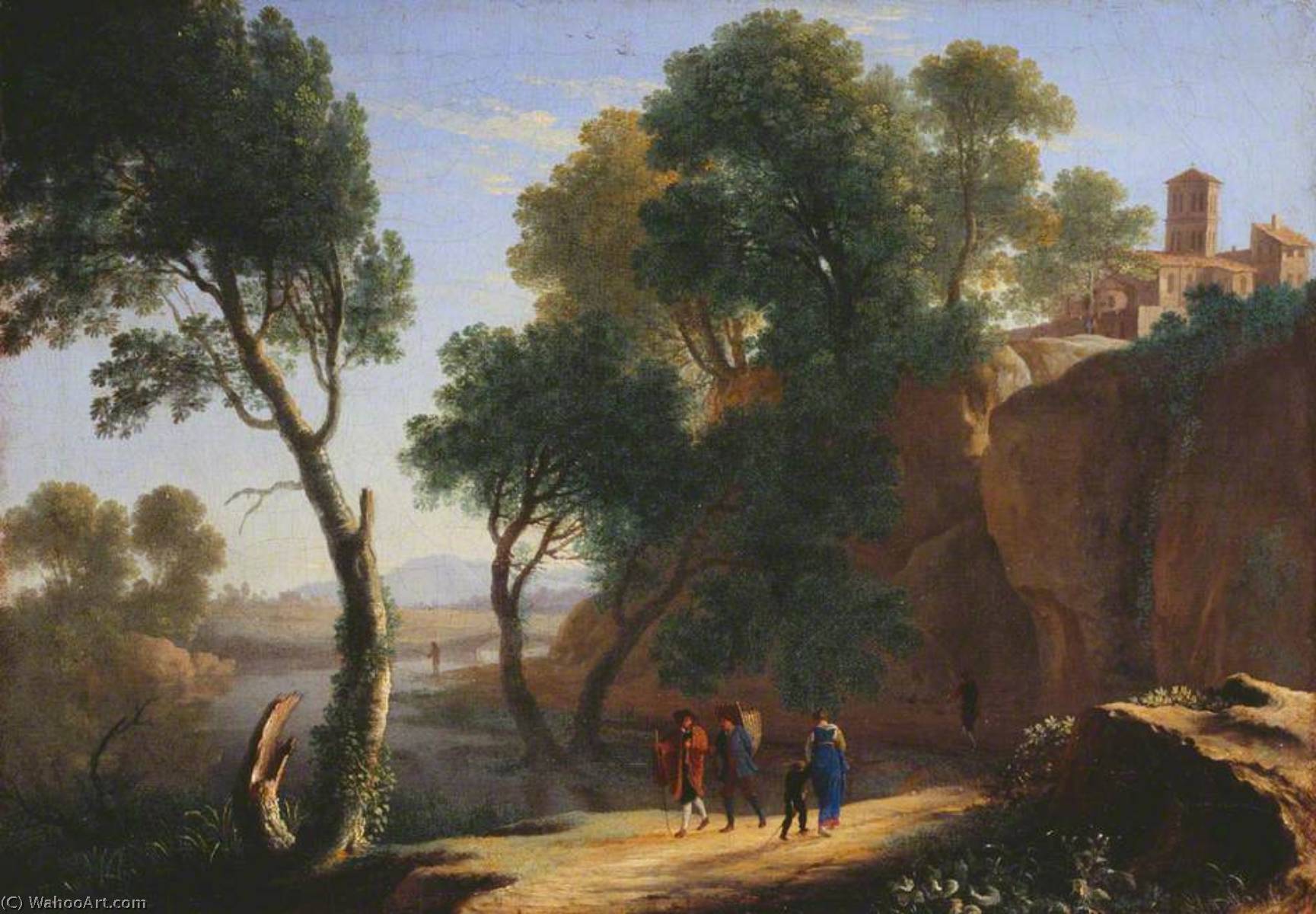 An Italian Landscape — Herman Van Swanevelt