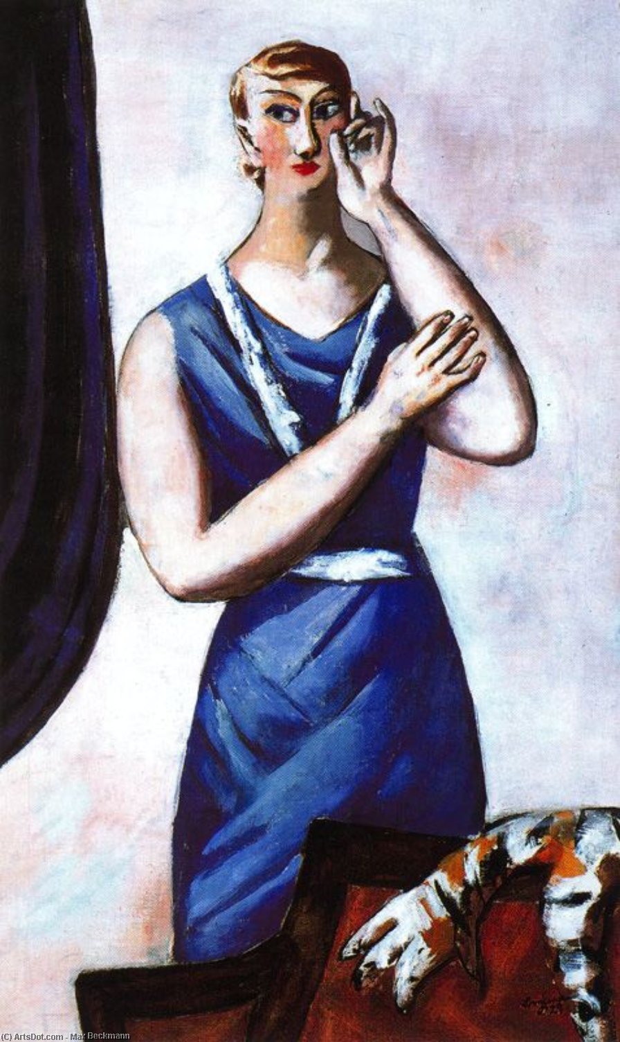 Portrait Of Valentine Tessier — Max Beckmann