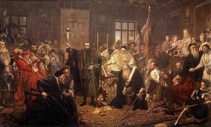 The Union Of Lublin — Jan Matejko