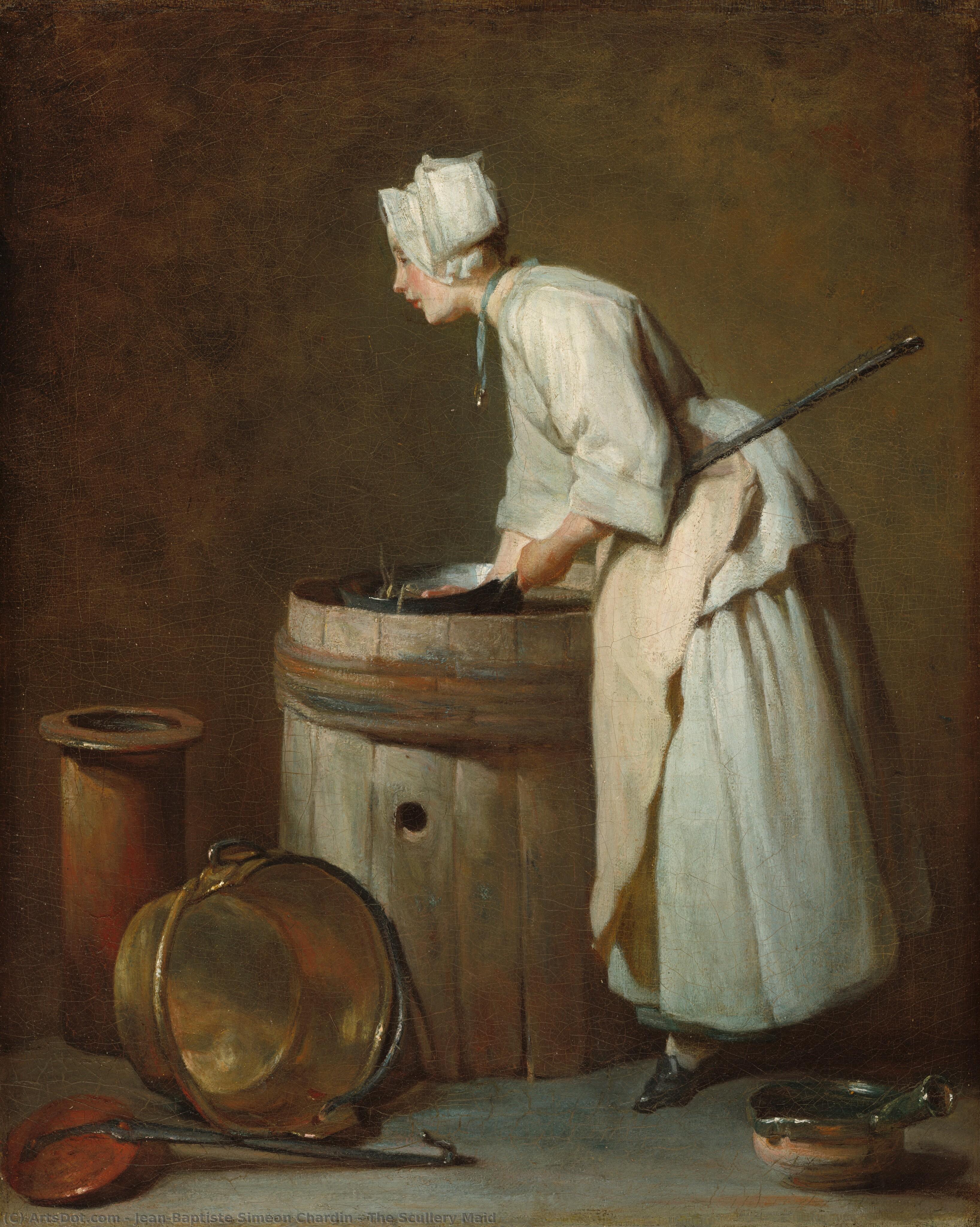 The Scullery Maid — Jean-baptiste-siméon Chardin