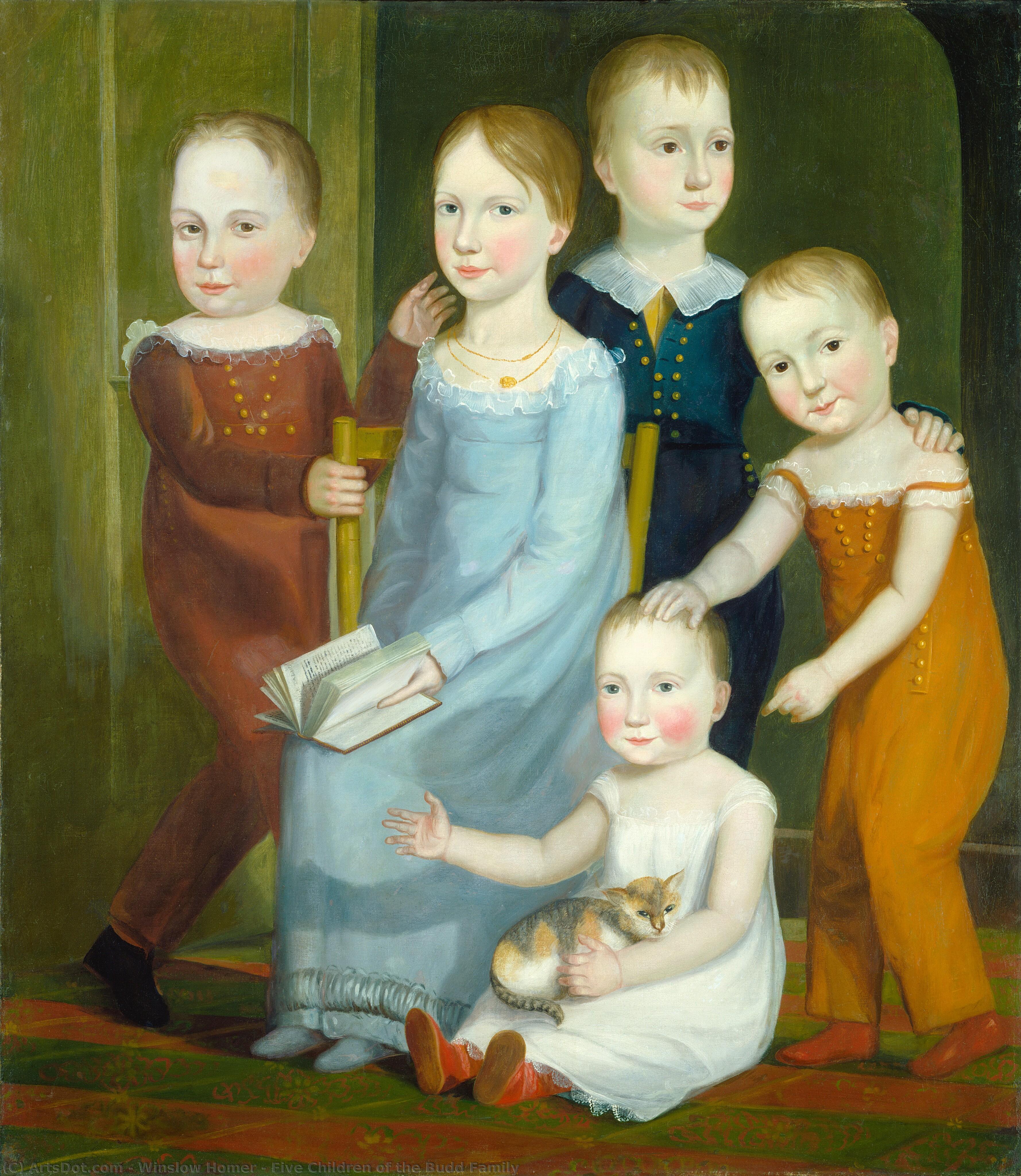 Five Children Of The Budd Family — Winslow Homer