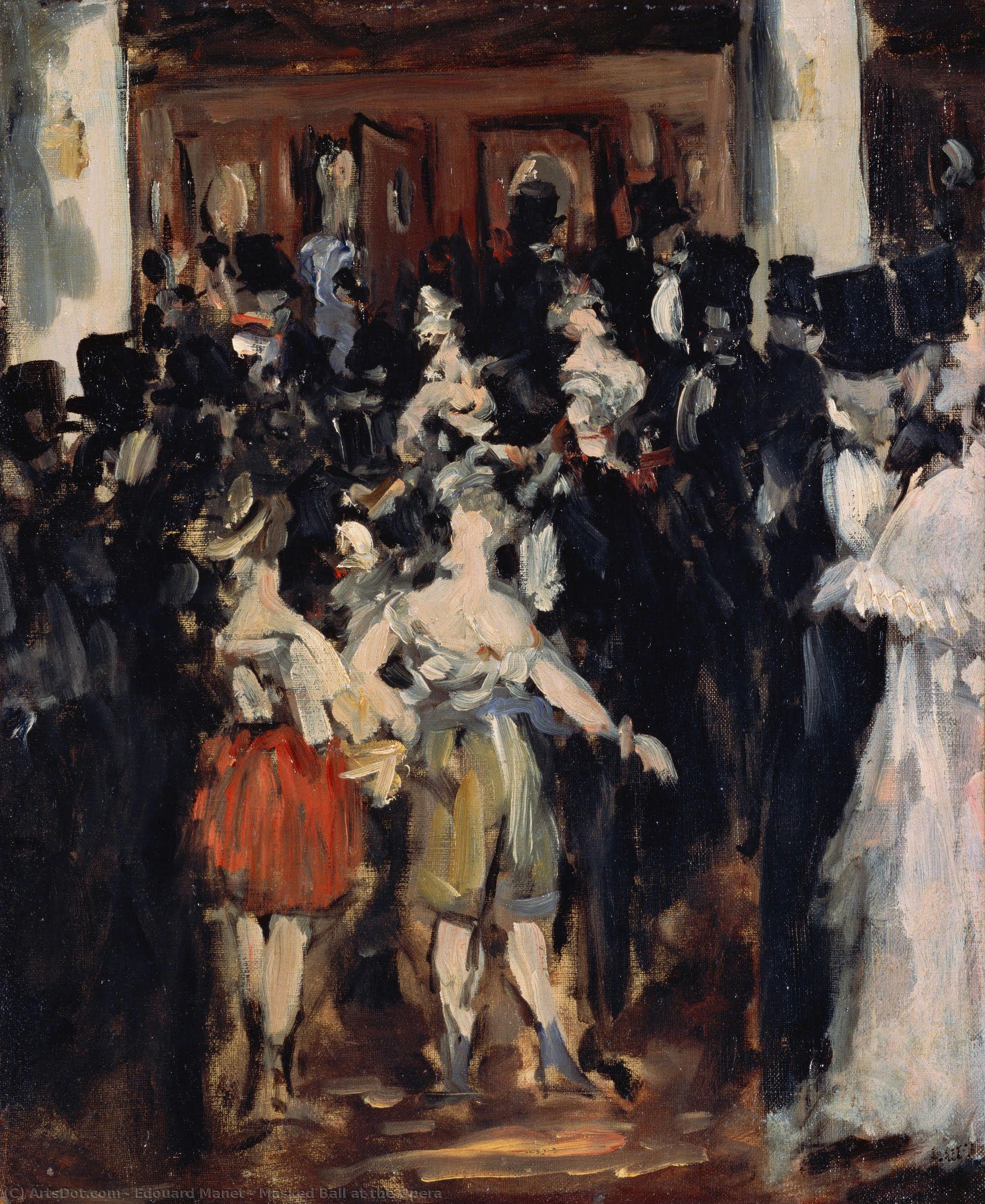 Masked Ball At The Opera — Édouard Manet