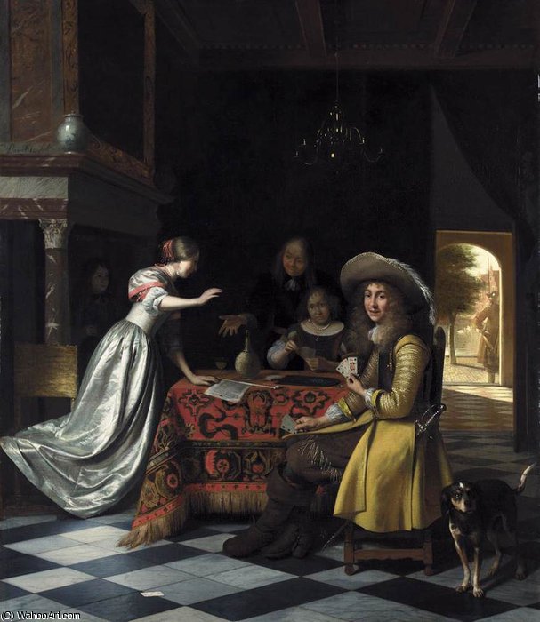 Cardplay - (001) — Pieter De Hooch