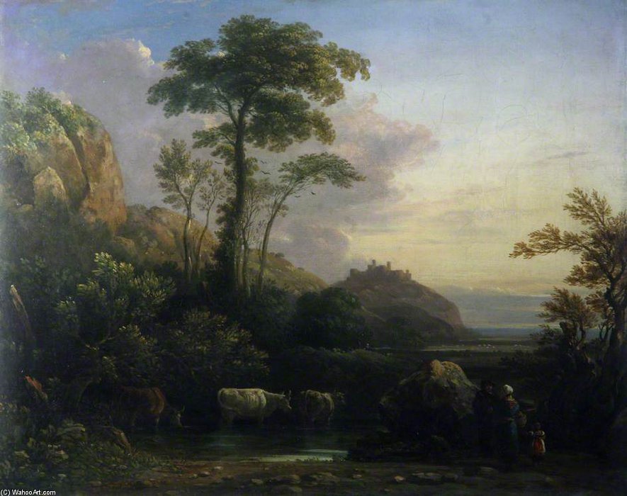 Harlech Castle — John Varley I (the Older)