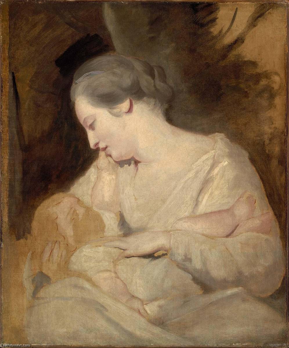 Mrs Richard Hoare Holding Her Child — Sir Joshua Reynolds