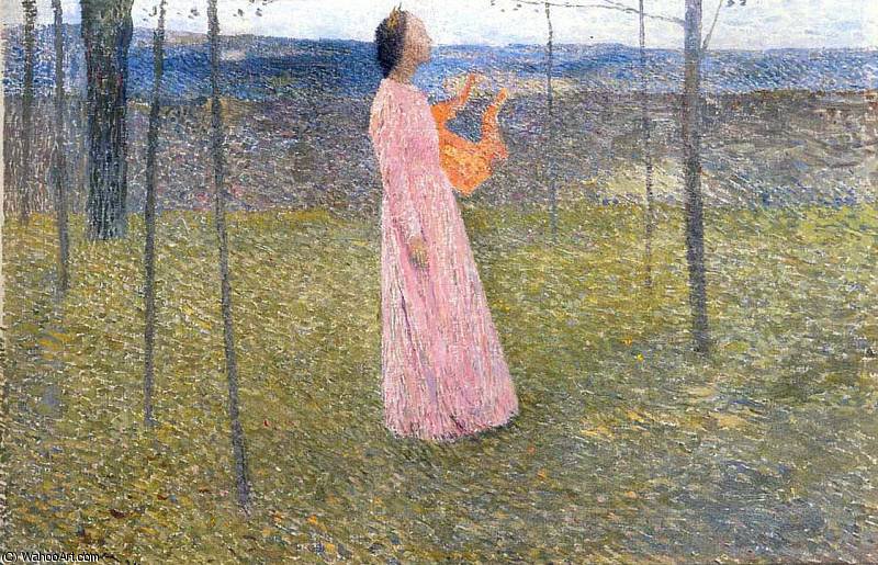 Muse In The Fields — Henri Jean Guillaume Martin