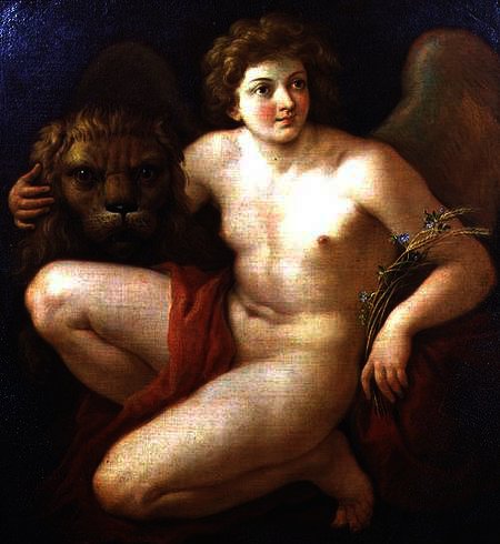 Peace, Holding A Lion's Head — Giovanni Battista Cipriani