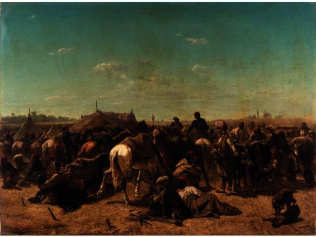 Ottoman Encampment — Adolf Schreyer