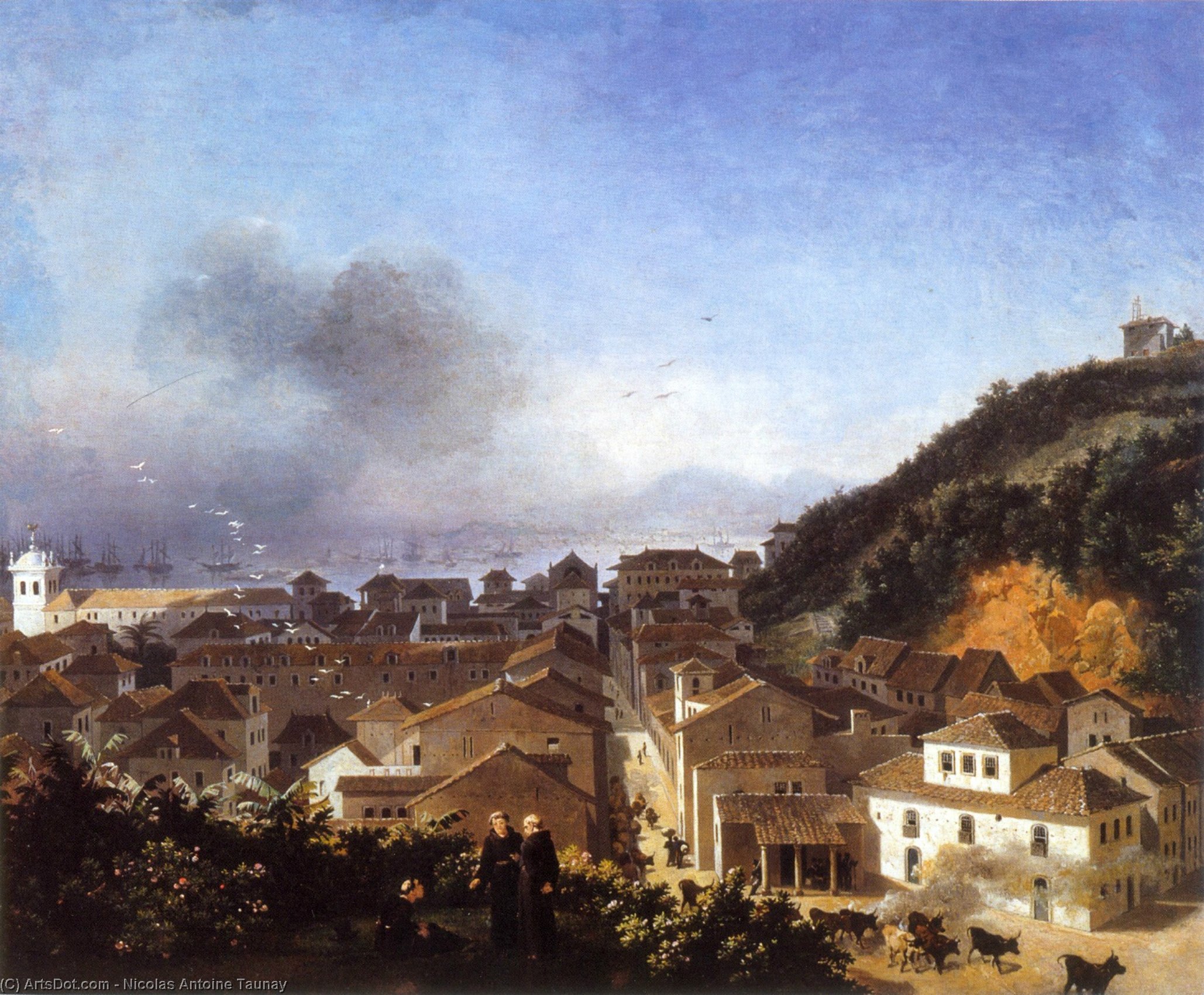 Largo Da Carioca — Nicolas-antoine Taunay