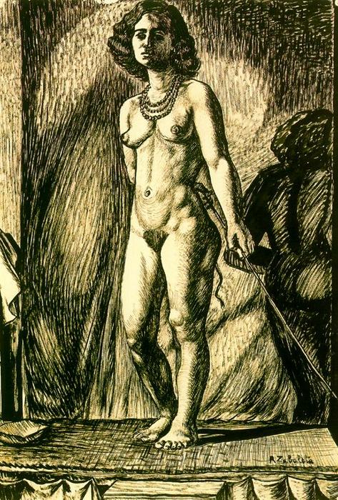 Nude Woman — Rafael Zabaleta Fuentes