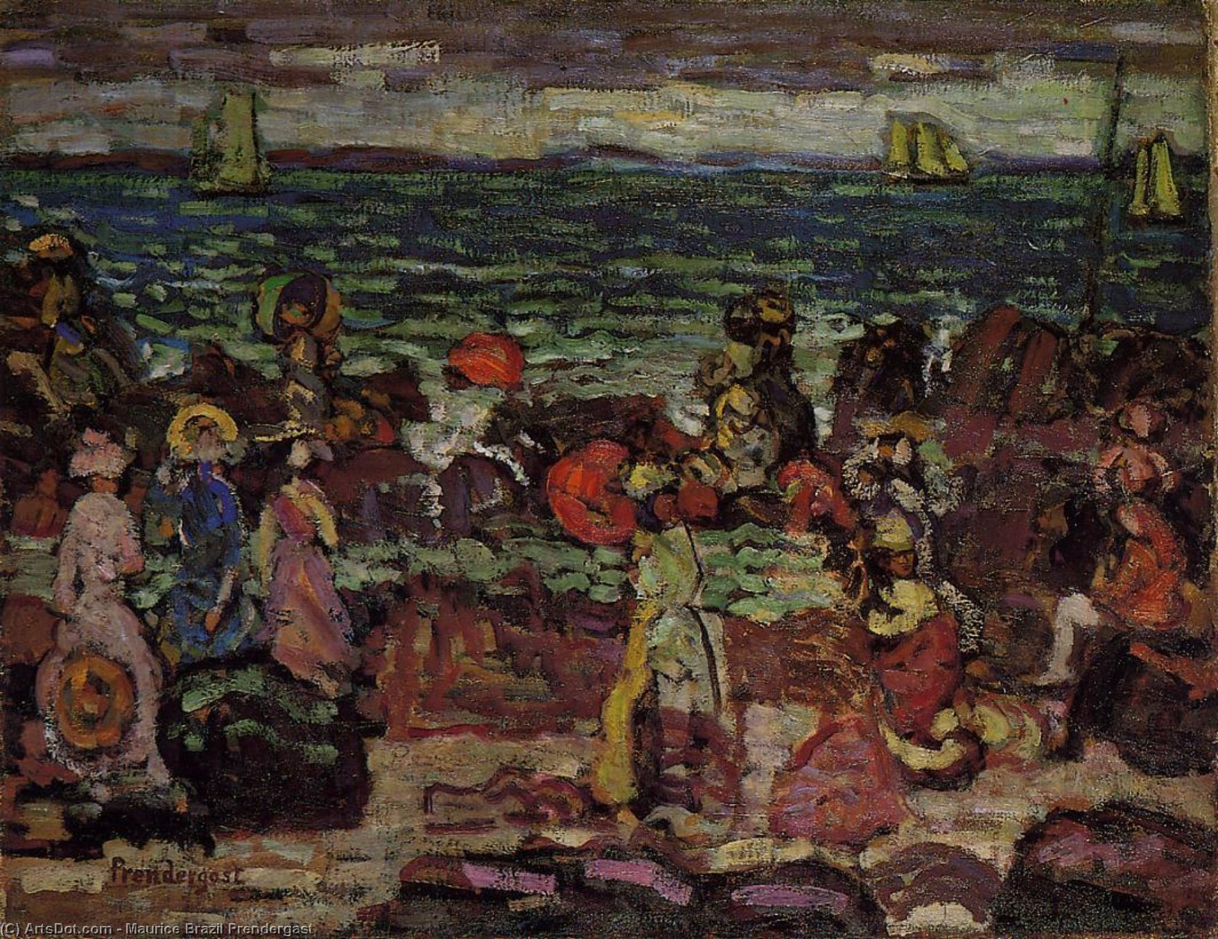 A Dark Day — Maurice Brazil Prendergast